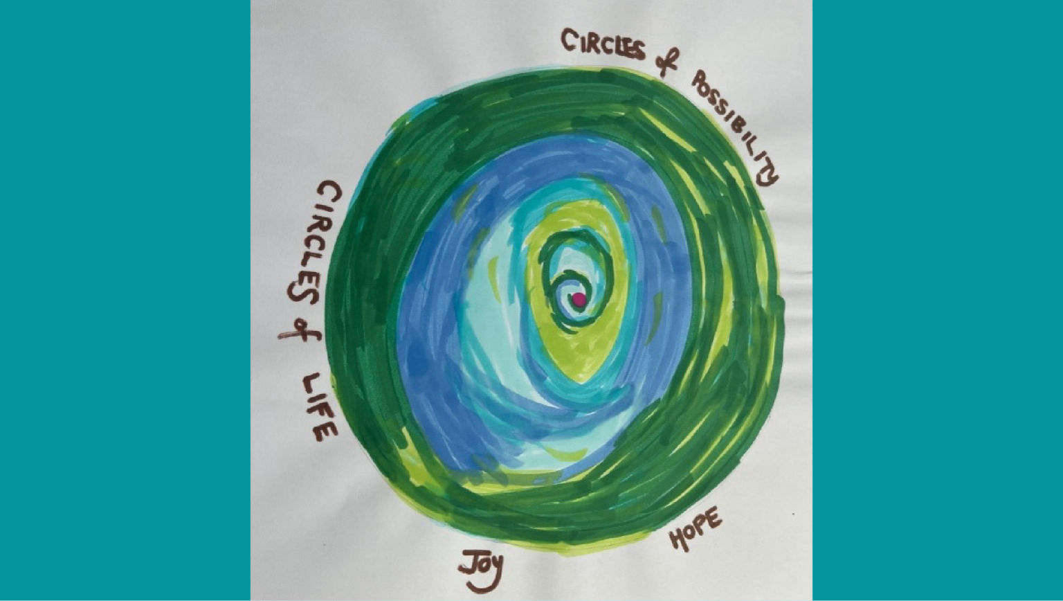 Abstract spiral image
