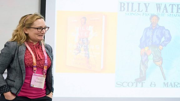 Mary Shannon presents on Billy Waters at the Methodist Schools Conference in 2025