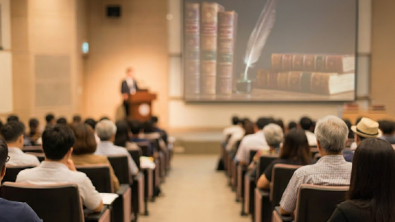 A Stock Image of a Lecture