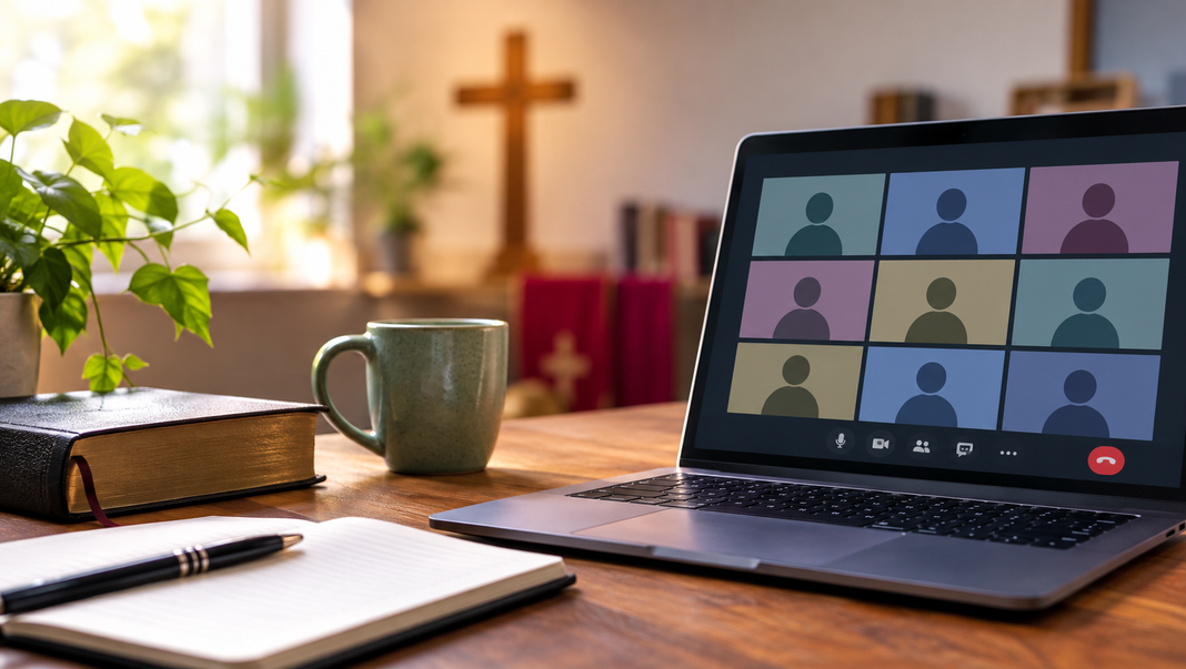 Ai Generated Featured Image representing a Methodist online seminar